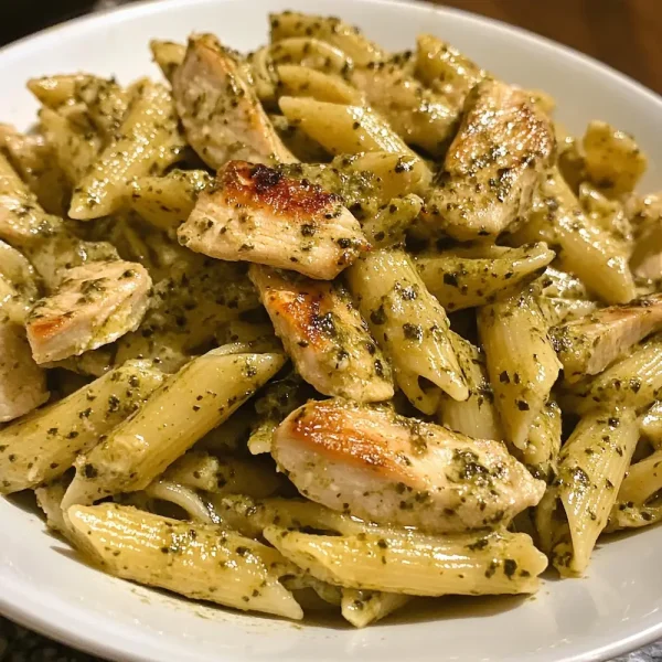Creamy Chicken Pesto Pasta
