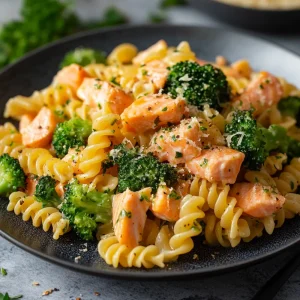 Salmon & Broccoli Pasta