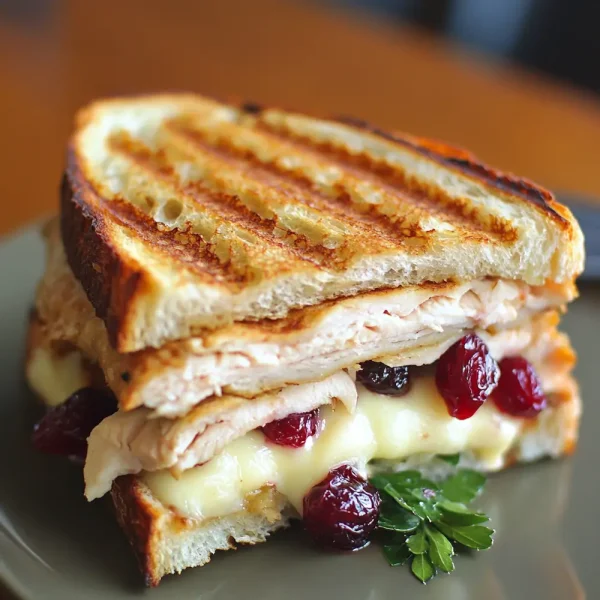 Turkey Cranberry Panini