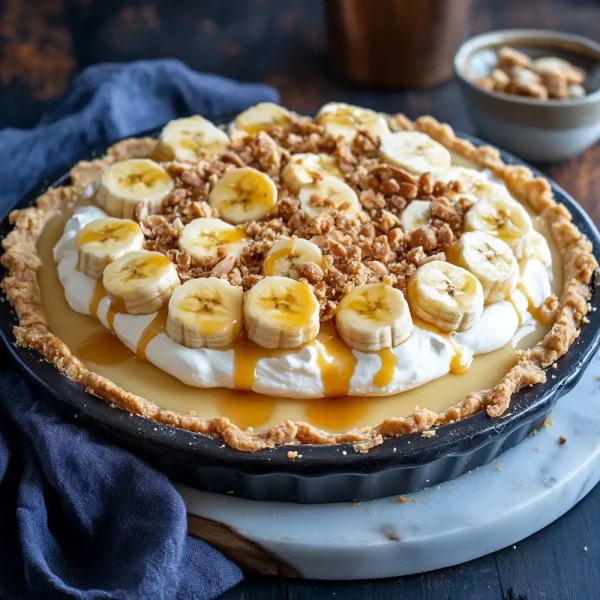 Butterscotch Banana Pie