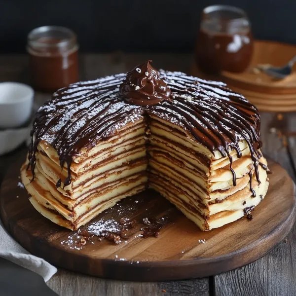 Nutella Crepe Cake