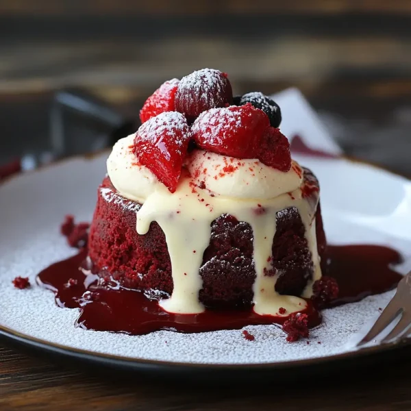 Red Velvet Lava Cake