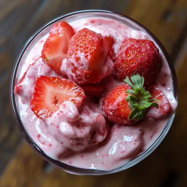 Healthy Strawberry Milkshakes
