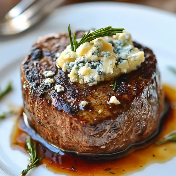 Filet Mignon with Blue Cheese Butter