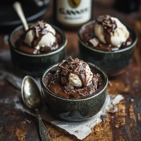 Guinness Chocolate Puddings