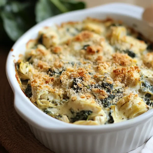 Spinach and Artichoke Chicken Casserole