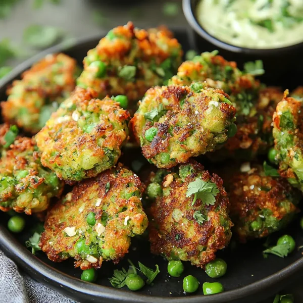 Crispy Pea Fritters