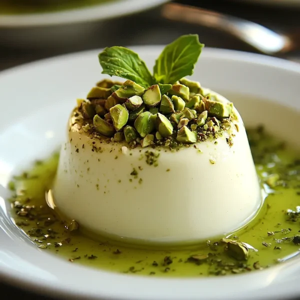 Pistachio Panna Cotta