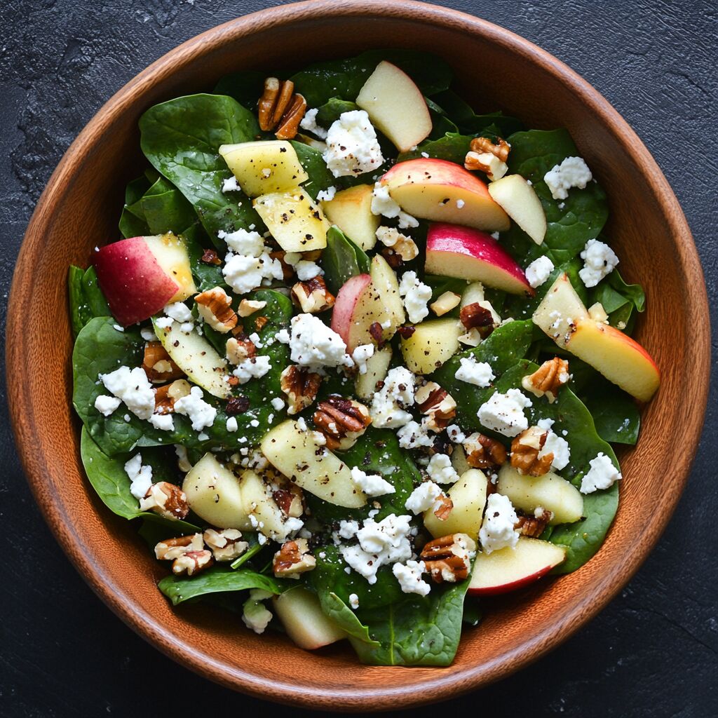 Spinach and Apple Salad - Coolinarco.com