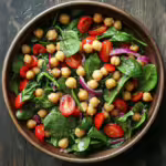 Spinach and Chickpea Salad