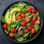 Spinach and Avocado Salad