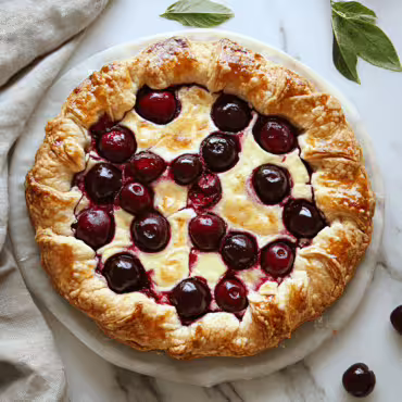 Cherry Cream Cheese Galette