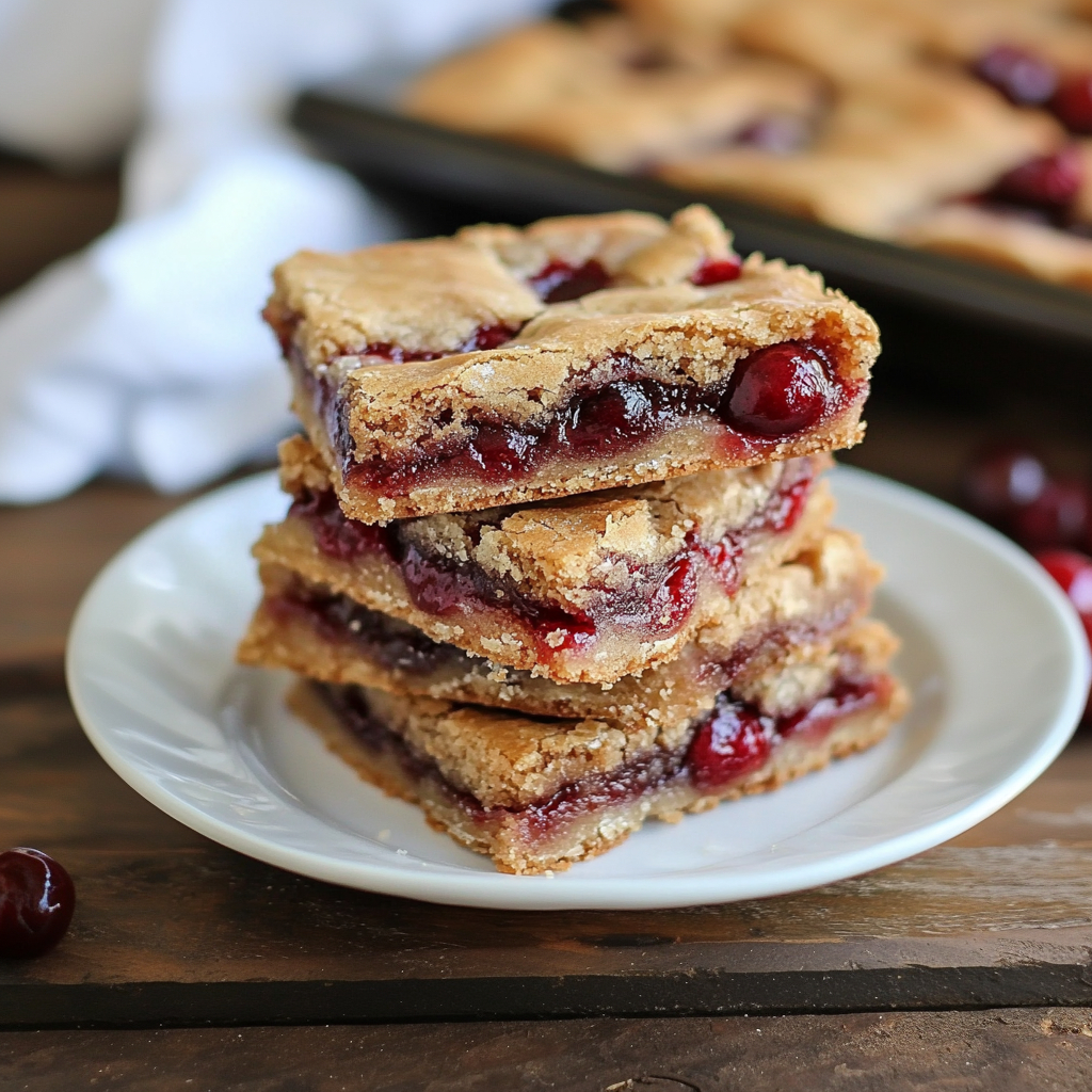 Cherry Pie Cookie Bars - Coolinarco.com