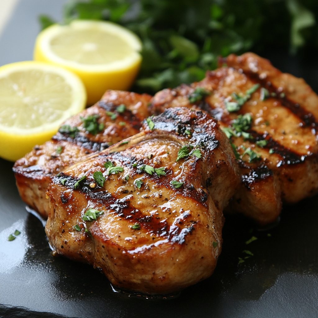 Grilled Hawaiian Pork Chops