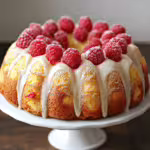 Lemon Raspberry Bundt Cake