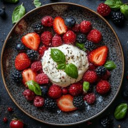 Summer Berry and Burrata Salad