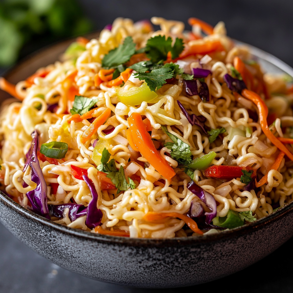 Vegetarian Ramen Noodle Salad - Coolinarco.com