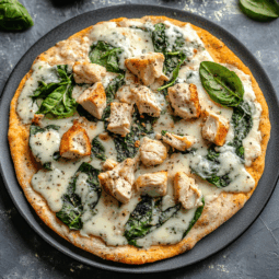 Alfredo Keto Pizza