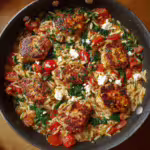 Easy Mediterranean Chicken and Orzo