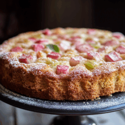 Gluten Free Rhubarb Cake