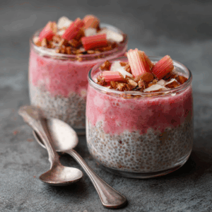Rhubarb Chia Pudding