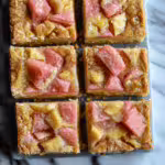 Rhubarb Custard Bars