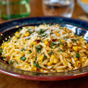 Roasted Corn Orzo