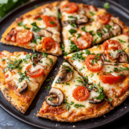 Vegetarian Keto Pizza