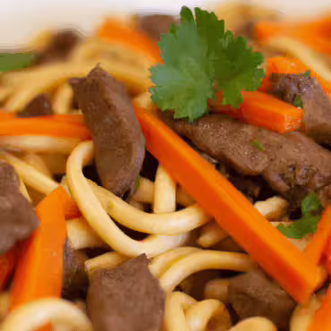Beef and Pasta Stir Fry