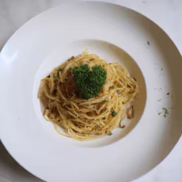 Homemade Aglio e Olio