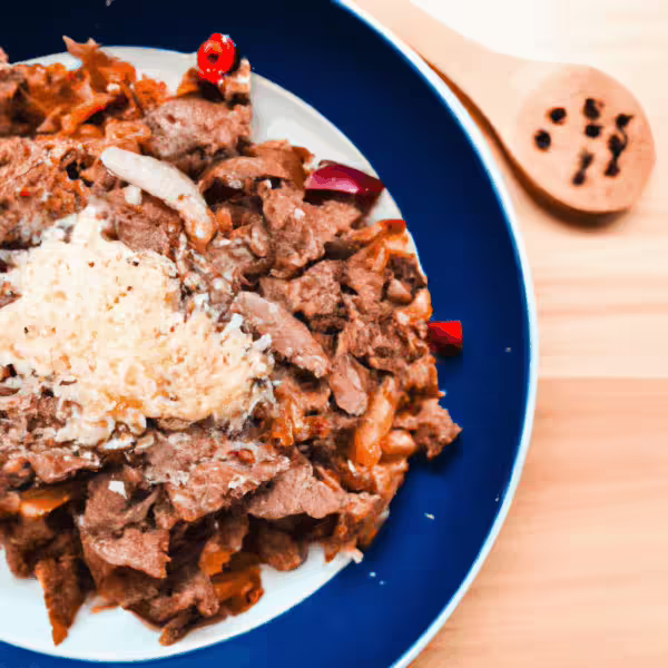 Cheesy Beef Stir-Fry