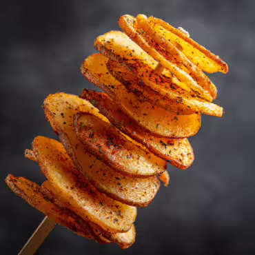 Baked Mexican Chips on a Stick