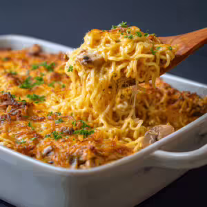 Chicken Ramen Noodle Casserole