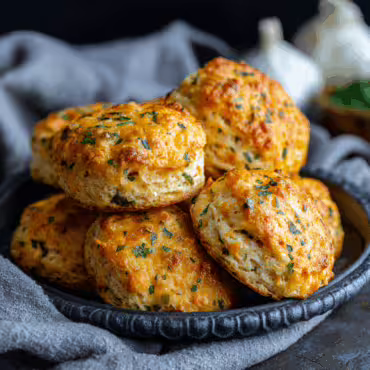 Garlic Cheddar Biscuits