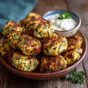 Greek Zucchini Tots