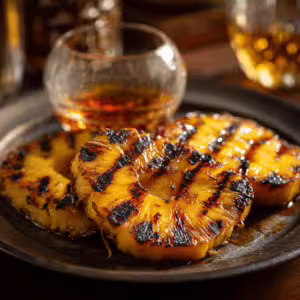 Grilled Pineapple with Rum