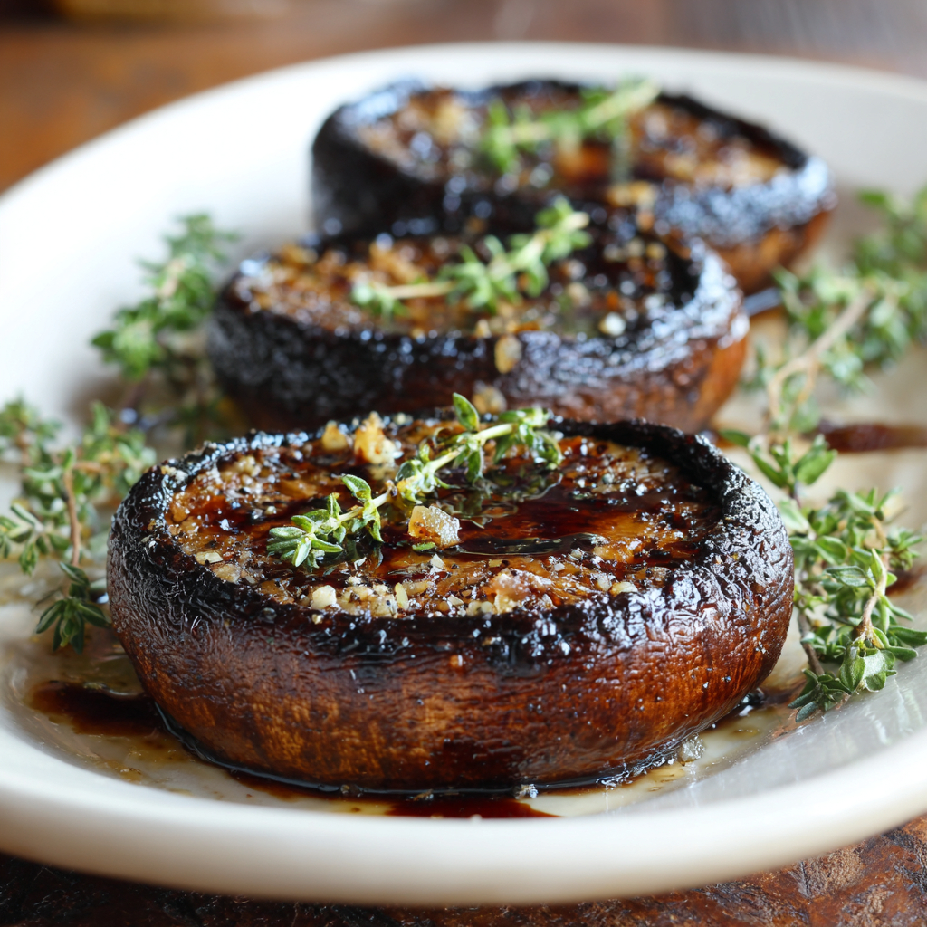 Grilled Portobello Mushrooms with Balsamic - Coolinarco.com