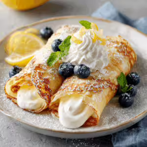 IHOP Lemon Ricotta Crepes