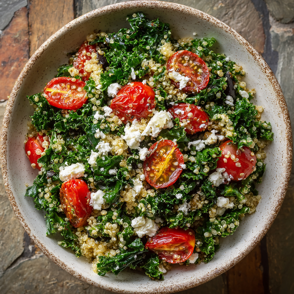 Kale and Quinoa Salad - Coolinarco.com
