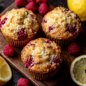Lemon Raspberry Muffins