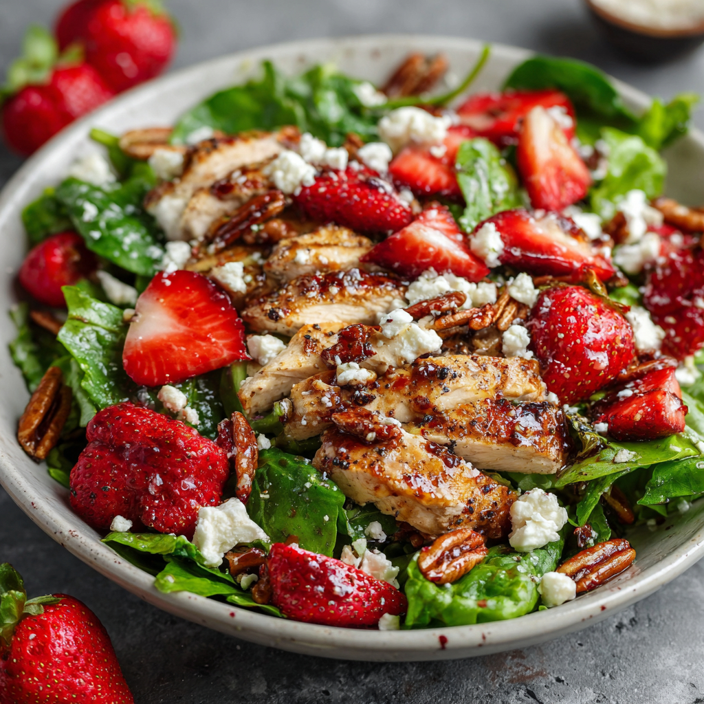 Strawberry Chicken Salad - Coolinarco.com