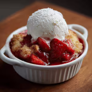 Strawberry Cobbler