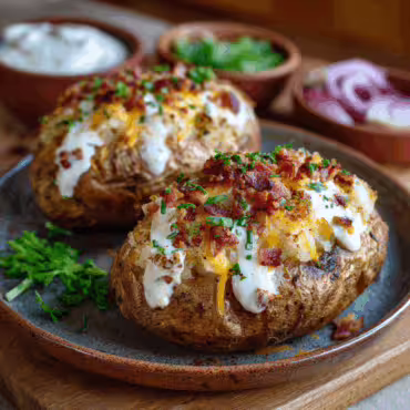 Stuffed Russet Potatoes
