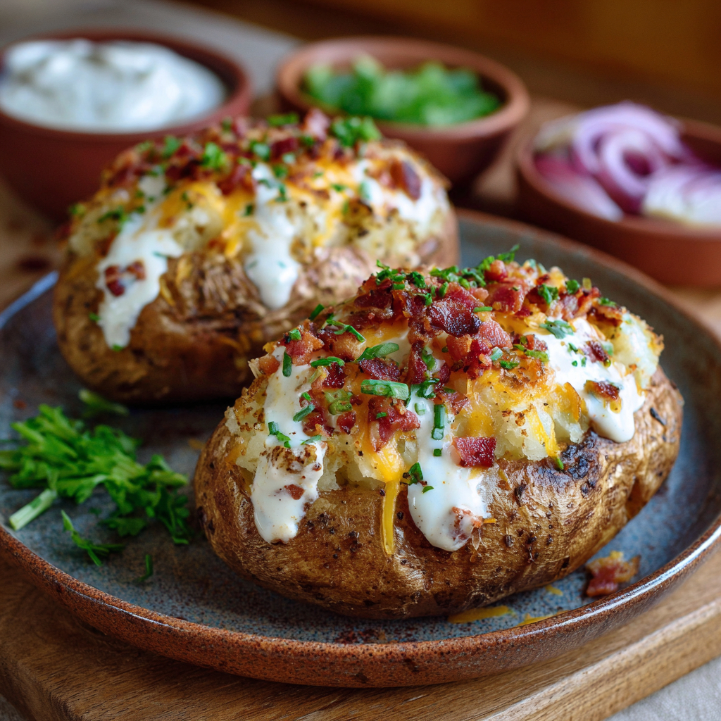 Stuffed Russet Potatoes - Coolinarco.com