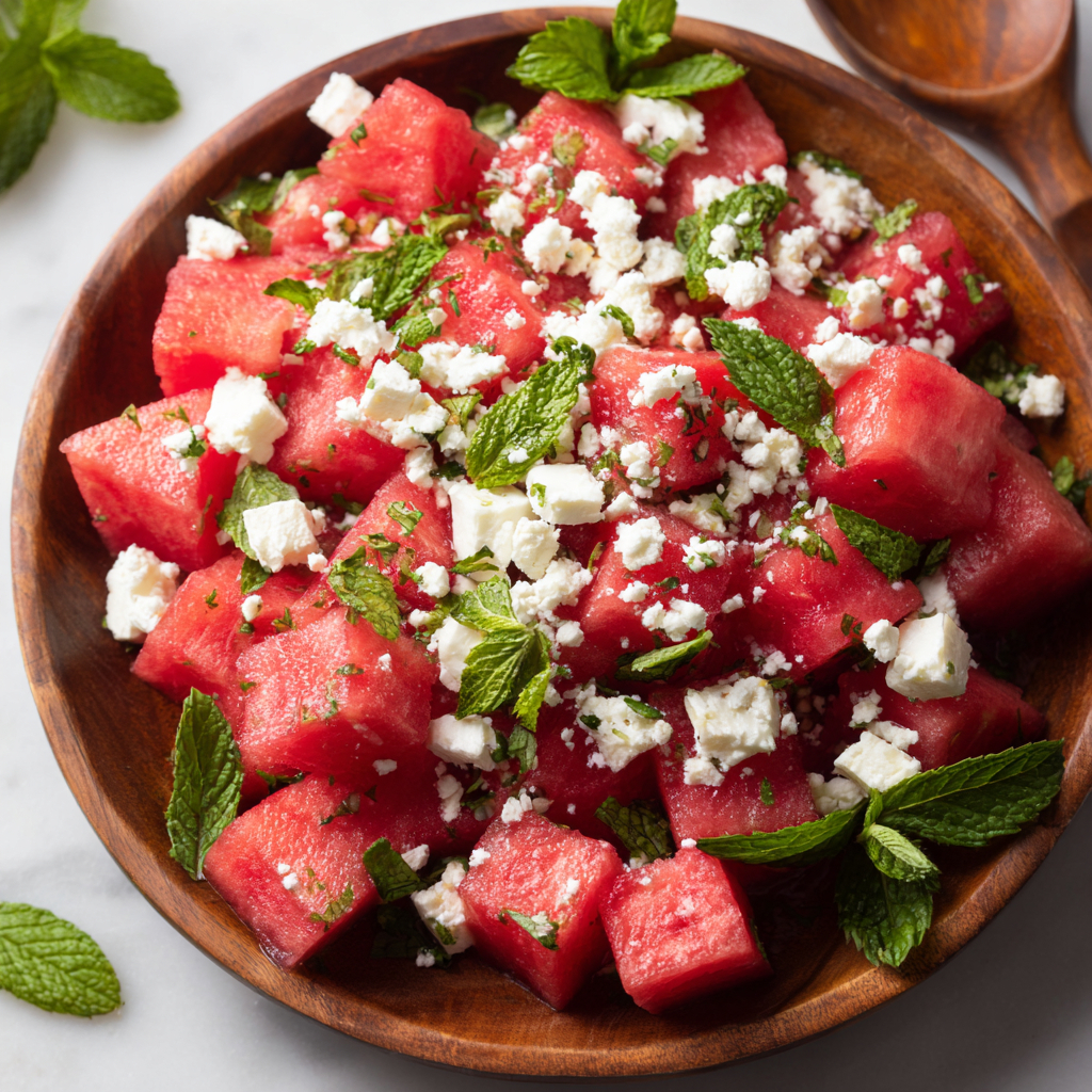 Watermelon Feta Salad - Coolinarco.com