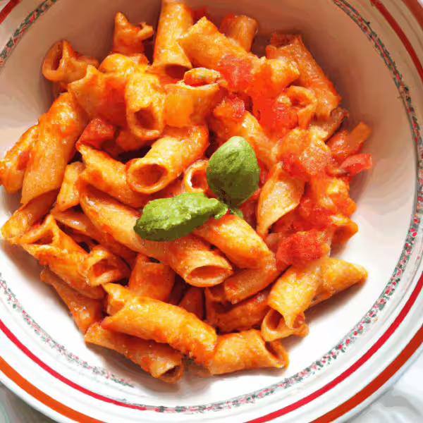 Pasta with Tomato and Carrot Sauce