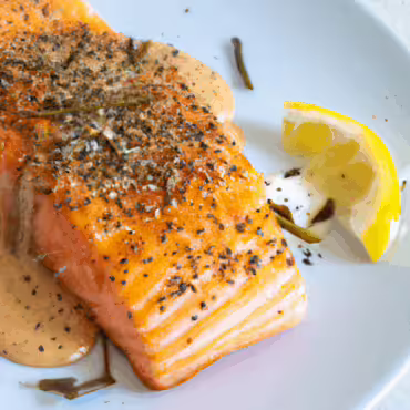 Honey Dijon Glazed Salmon