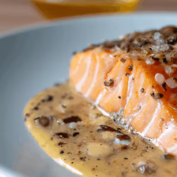 Honey Mustard Glazed Salmon