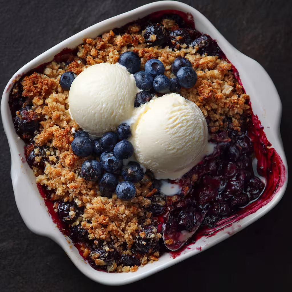 Amazing Blueberry Crisp