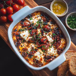 Baked Feta Pasta With Onions